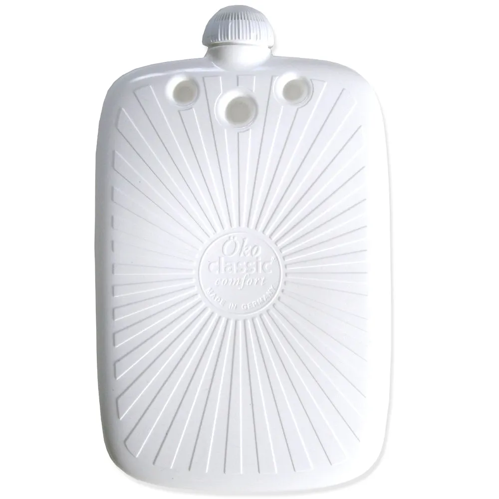 2 Litre Eco Hot Water Bottle with Jungle Print Zip Cover (rubberless)
