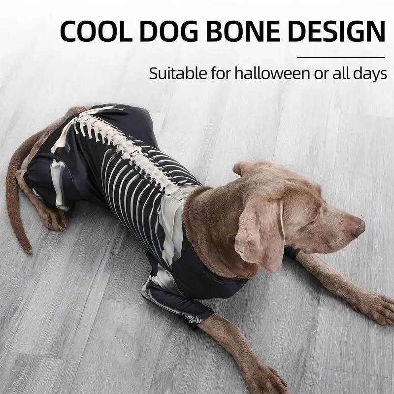Anniepaw Dog Skeleton Costume Costumes Halloween Dress up