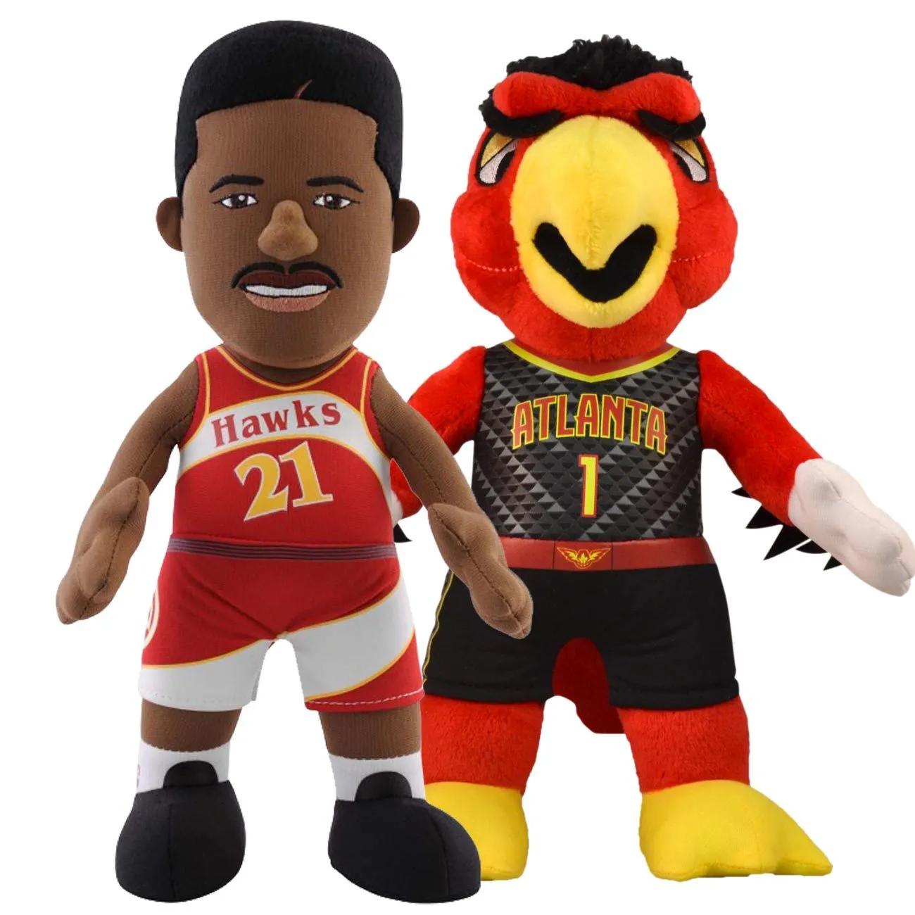 Atlanta Hawks Bundle: Harry and Dominique Wilkin 10" Plush Figures