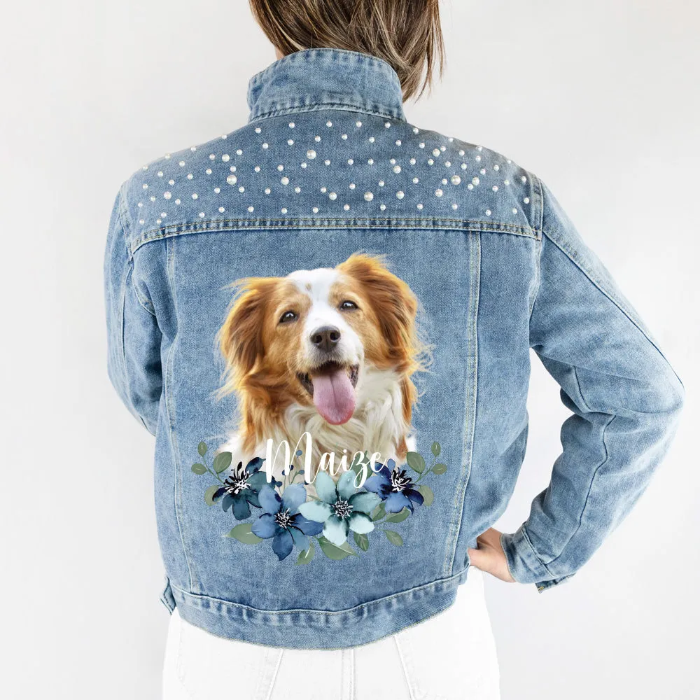 (Blue Pearl) Customized Pet Photo Jacket