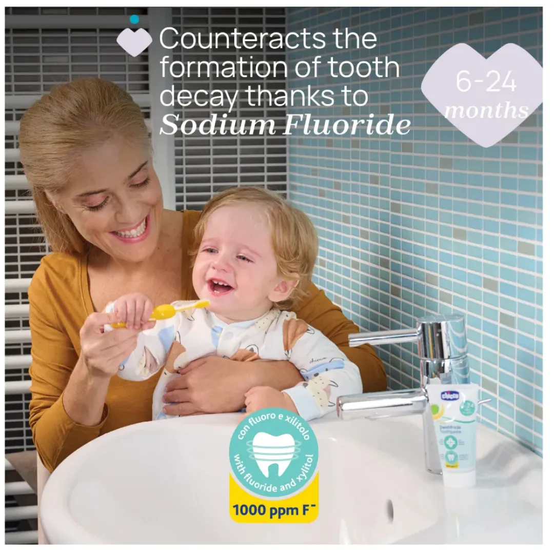 Chicco Baby Toothpaste With Fluoride - 50ml