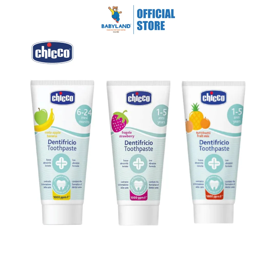 Chicco Baby Toothpaste With Fluoride - 50ml