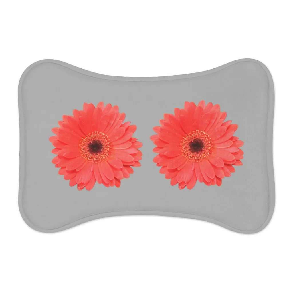 Floral "Gerber" Pet Feeding Mats