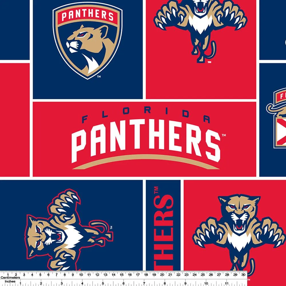 Florida Panthers - NHL Fleece Print - Patchwork