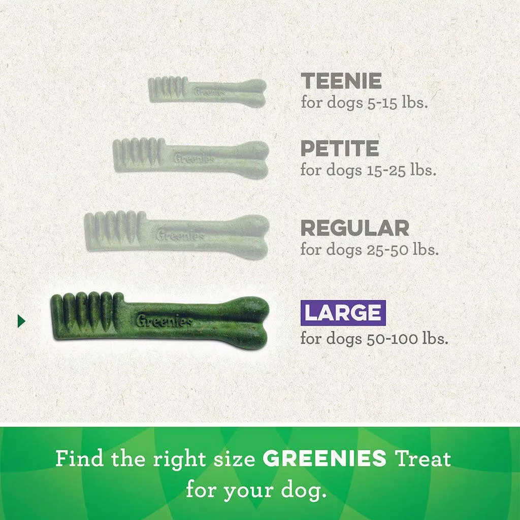 GREENIES Fresh Mint Large Dental Treats, 8 count