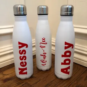 Insulated Water Bottle - Name & Camp/School