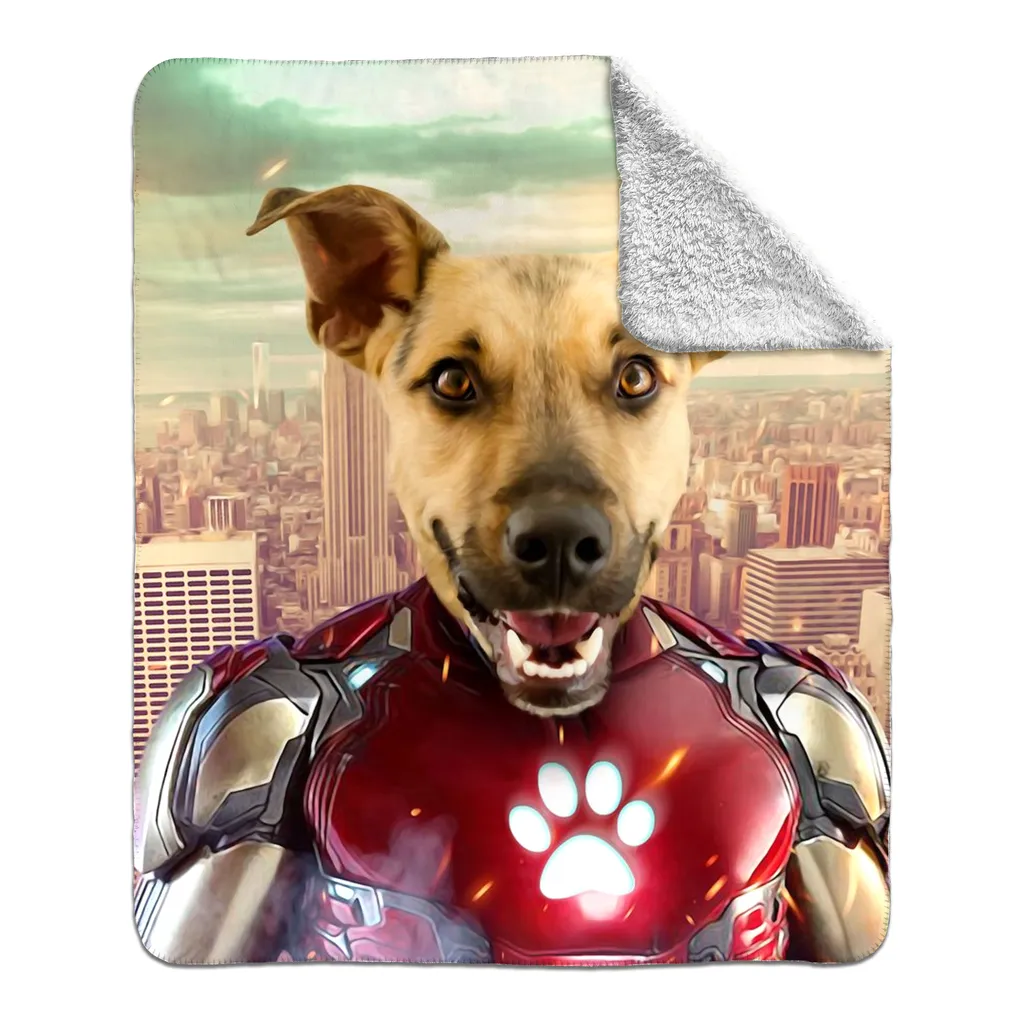 IRON MUTT - FLEECE SHERPA BLANKET