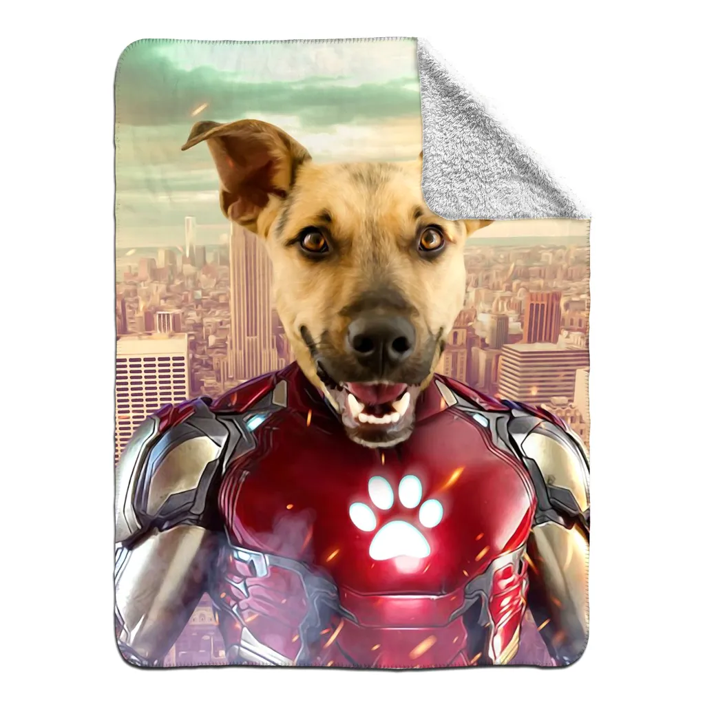 IRON MUTT - FLEECE SHERPA BLANKET