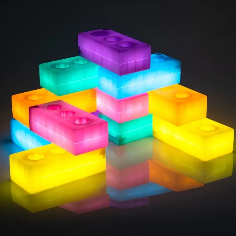 Light up Glow Spheres, Cylinders and Bricks