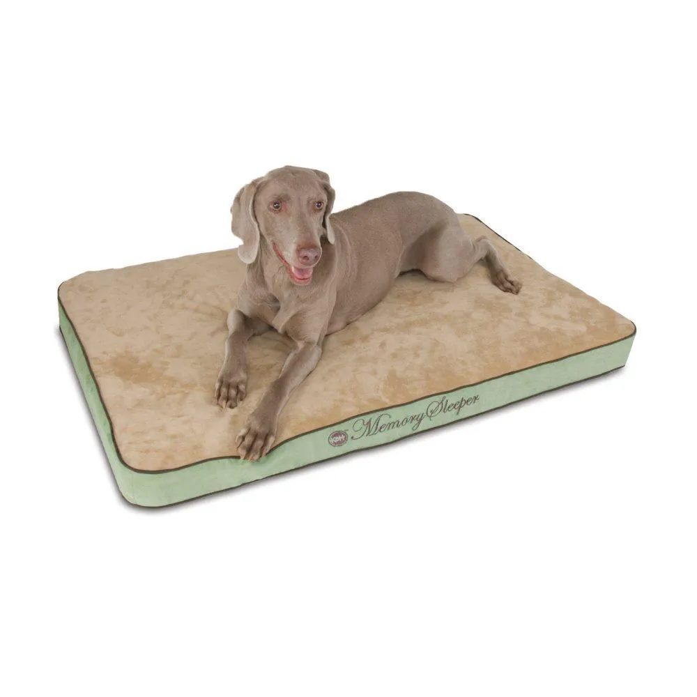 Memory Foam Dog Bed - Orthopedic Foam Pet Bed - K&H Memory Sleeper Pet Bed