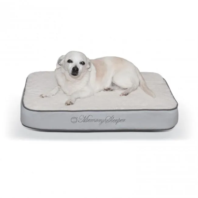 Memory Foam Dog Bed - Orthopedic Foam Pet Bed - K&H Memory Sleeper Pet Bed
