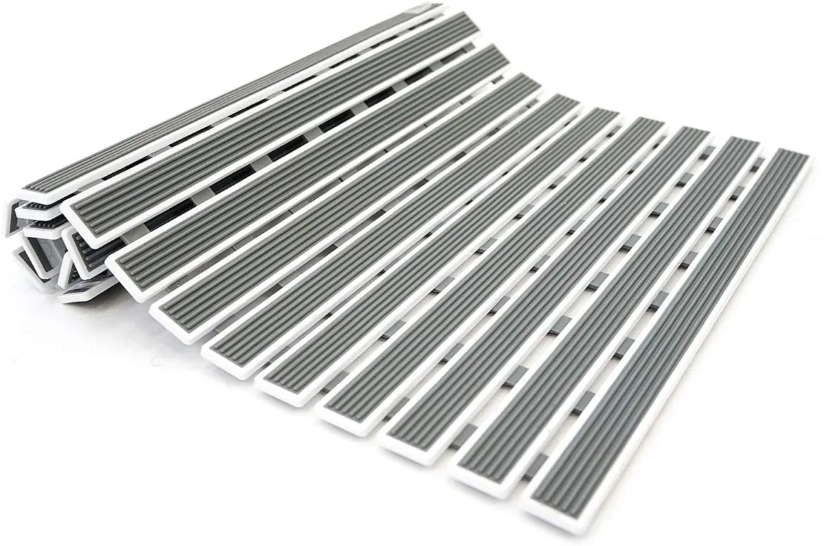 Non Slip, Anti Mould Fast Drying Bathroom Floor Mat, 62x40cm