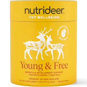 Nutrideer Young & Free Puppy & Kitten Supplement For Cats & Dogs 90g