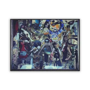 Pet Mat (18" x 24") AL BLUE DESIGNED ART