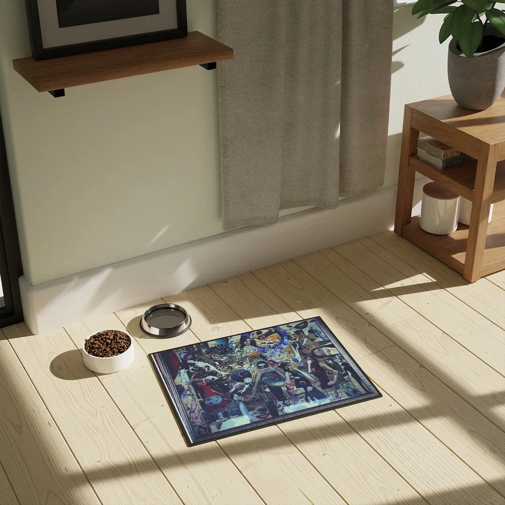 Pet Mat (18" x 24") AL BLUE DESIGNED ART