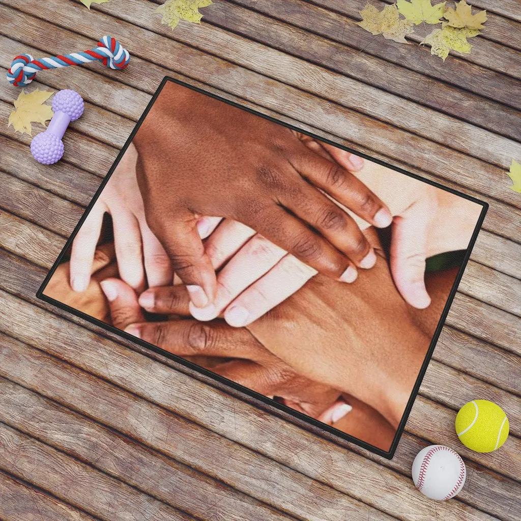 Pet Mat (18" x 24") AL BLUE DESIGNED FRIENDS