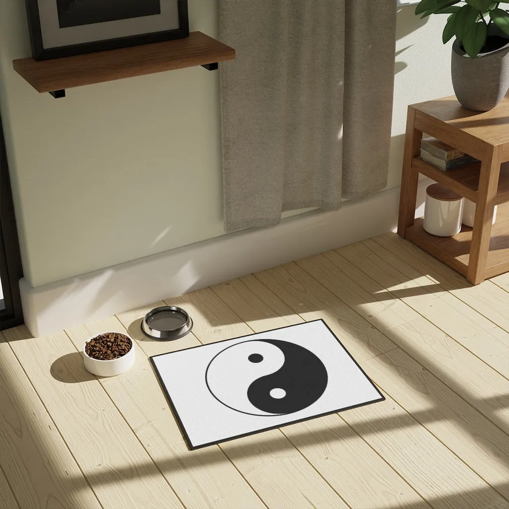 Pet Mat (18" x 24") AL BLUE DESIGNED  YIN/YANG