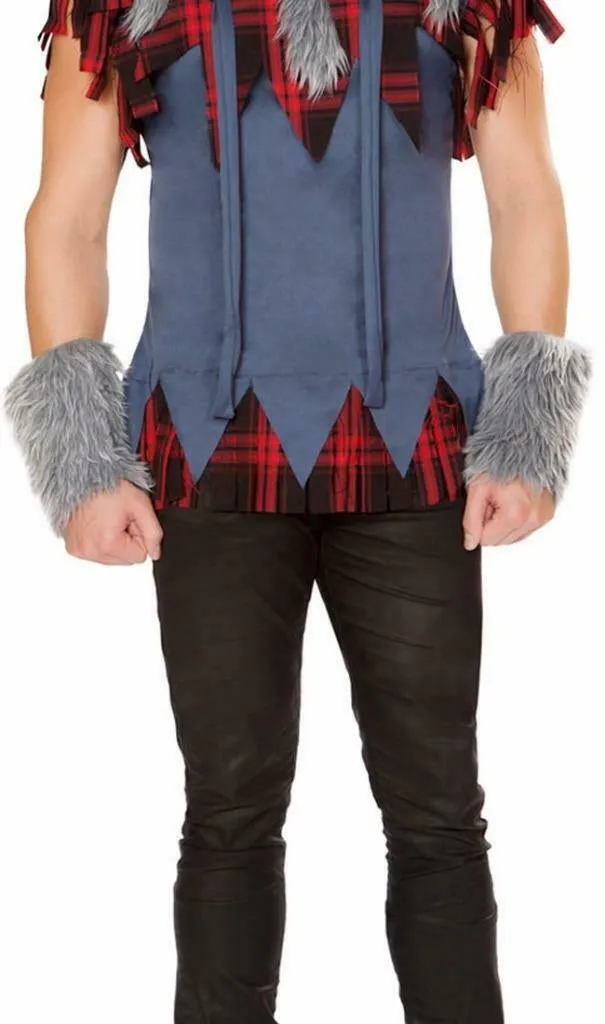 Roma Pair of Wolf Wrist Bands  - Costume Accessory