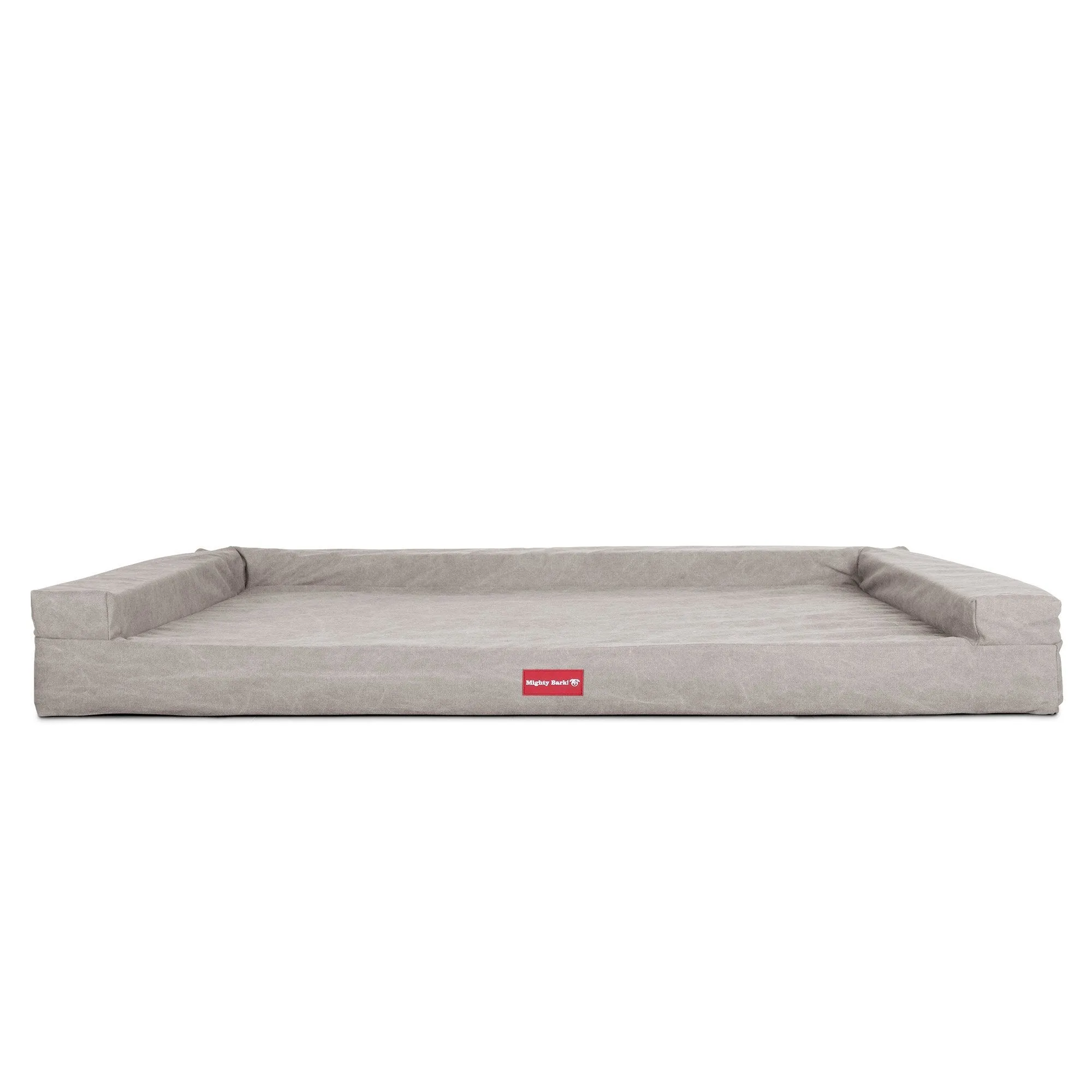 The Bench - Orthopedic Memory Foam Dog Bed - Stonewashed Denim Pewter