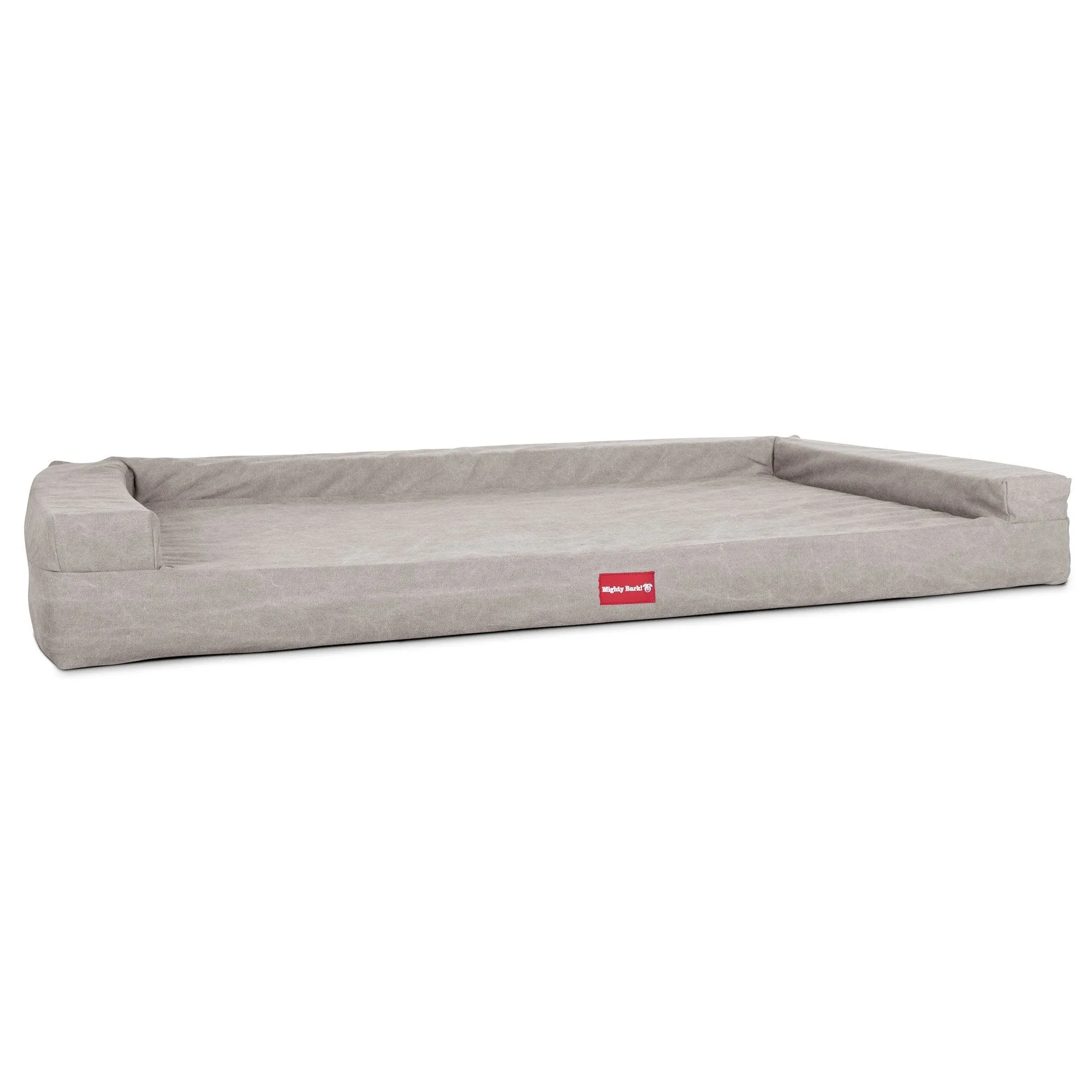The Bench - Orthopedic Memory Foam Dog Bed - Stonewashed Denim Pewter