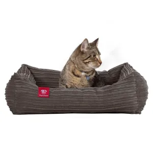 The Cat Bed - Memory Foam Cat Bed - Cord Graphite Grey