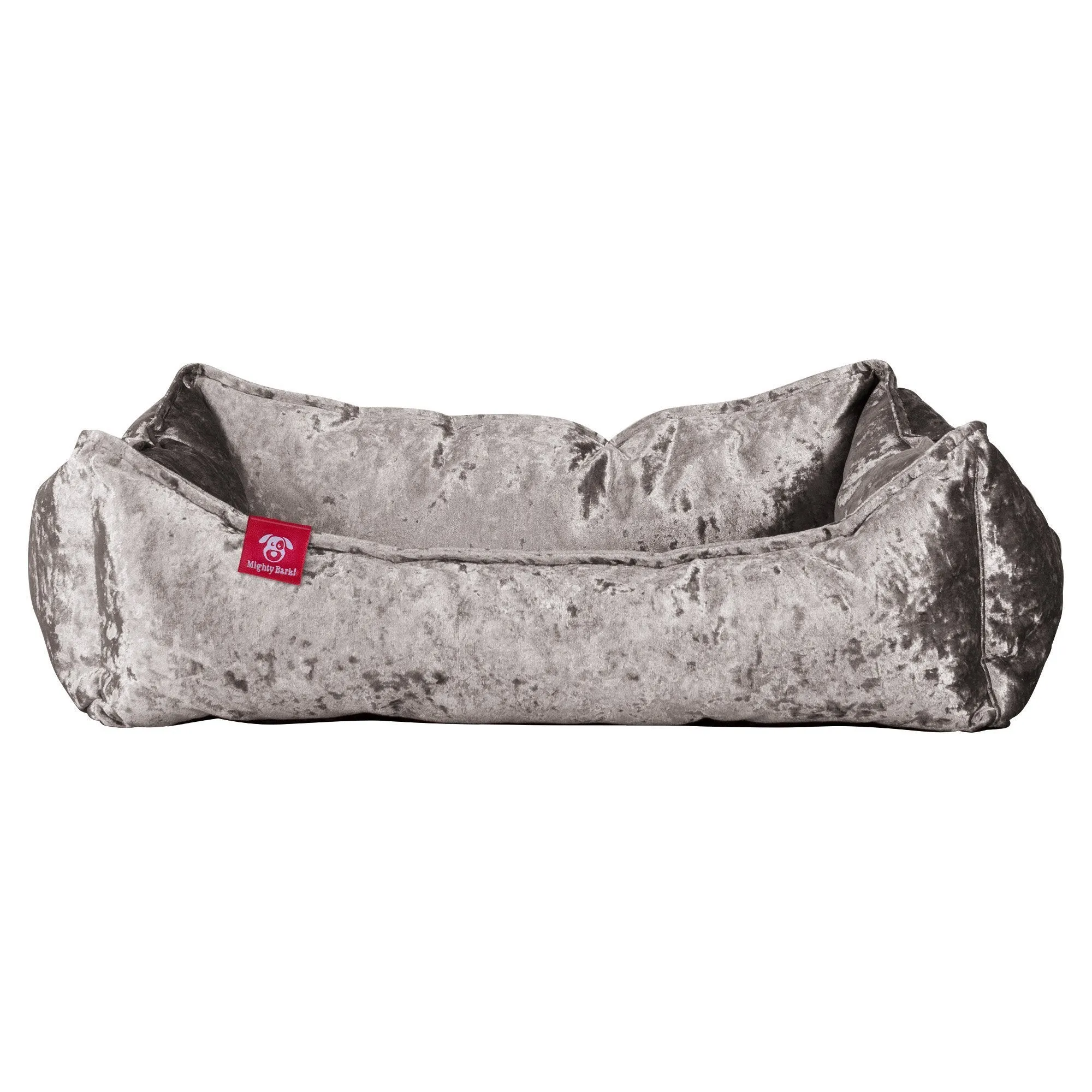 The Nest - Orthopedic Memory Foam Dog Bed - Glitz Silver