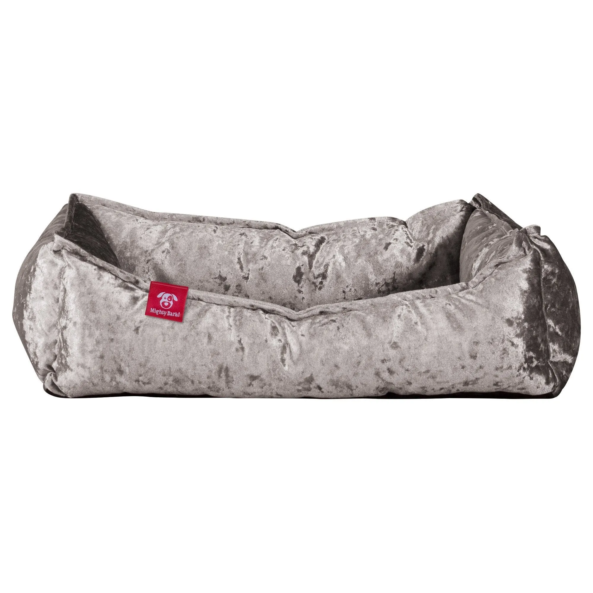 The Nest - Orthopedic Memory Foam Dog Bed - Glitz Silver