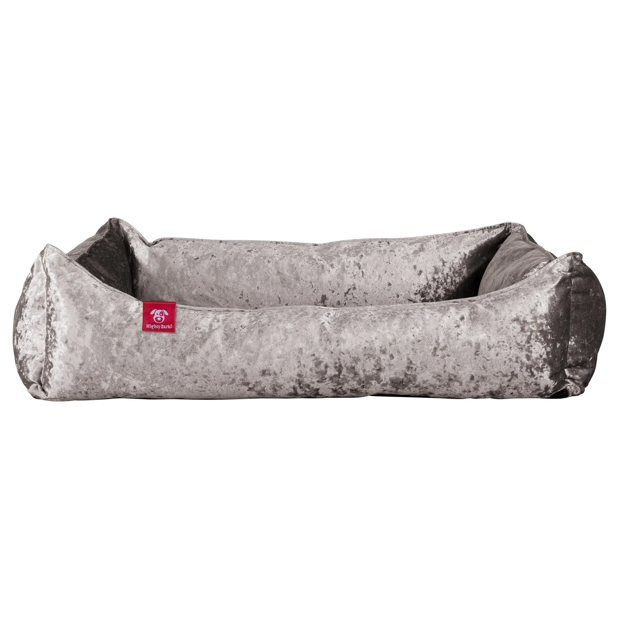 The Nest - Orthopedic Memory Foam Dog Bed - Glitz Silver