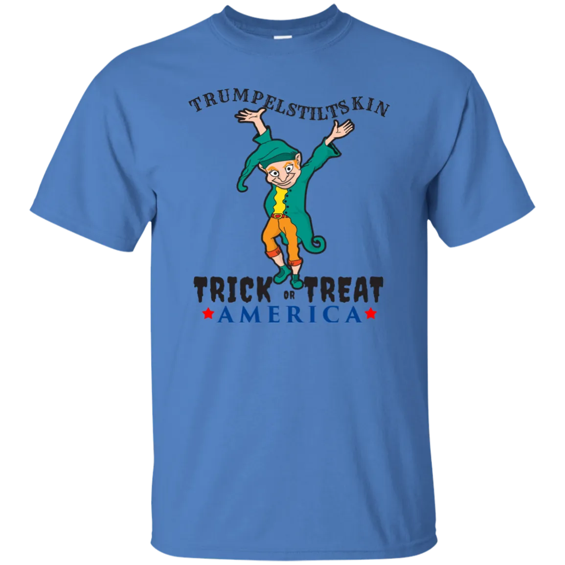 Trumpelstiltskin Trick Or Treat America T-Shirt Halloween Shirts (Men)