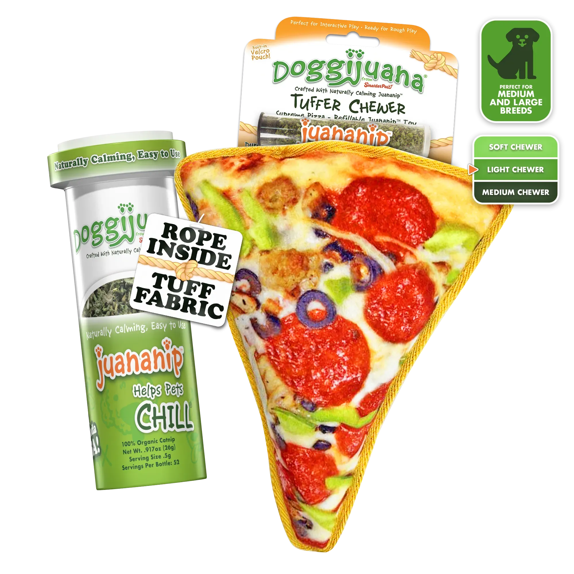 Tuffer Chewer Game Day Duo Bundle - Supreme Pizza