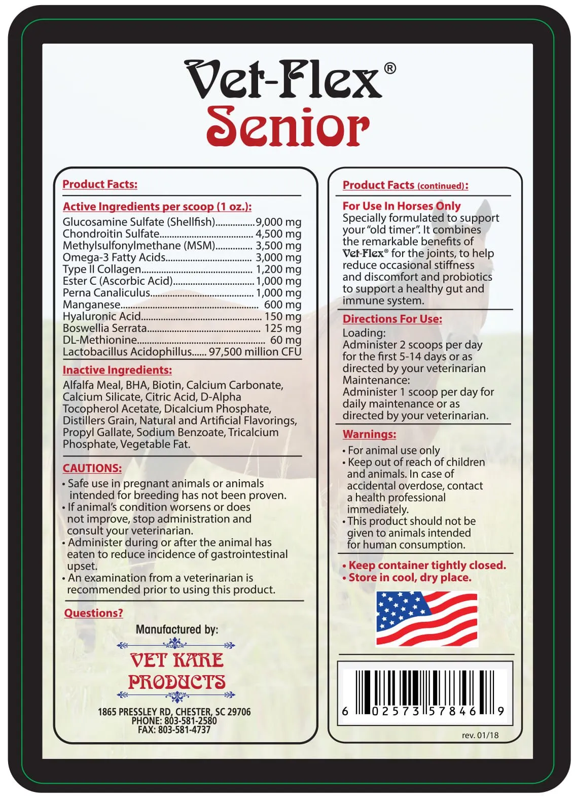 Vet-Flex Senior, 5 lb