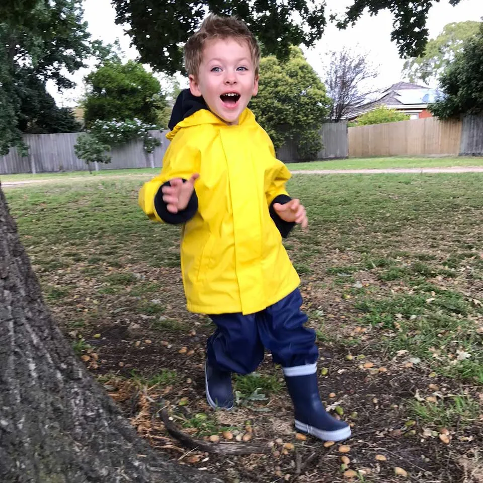 WelliesAU Navy Splash Pants