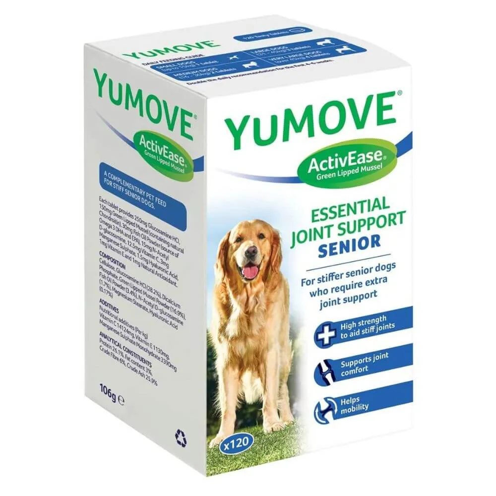 YuMOVE Joint Care Supplement for Senior Dog x 120 Tablets